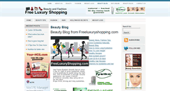 Desktop Screenshot of freeluxuryshopping.com