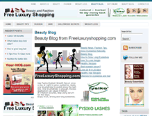 Tablet Screenshot of freeluxuryshopping.com